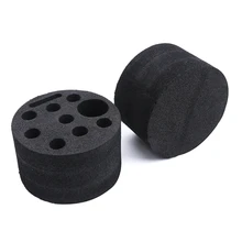 10 слотов EVA пены набор для вязания мушек станция(без инструментов) DIY Мини Fly инструменты Органайзер черный