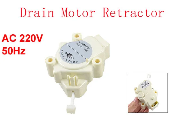 

Replacement AC 220V 50Hz Drain Valve Retractor for Haier Washing Machine 2pcs