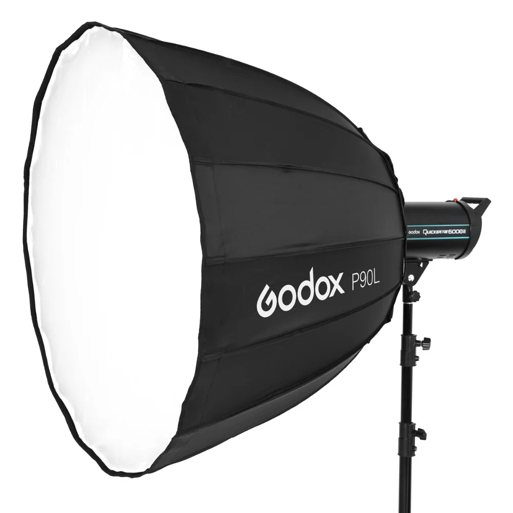 Параболический софтбокс Godox P120L с креплением Bowens 47," переходное кольцо для Aputure COB 120D 120t AD600BM Flashpoin