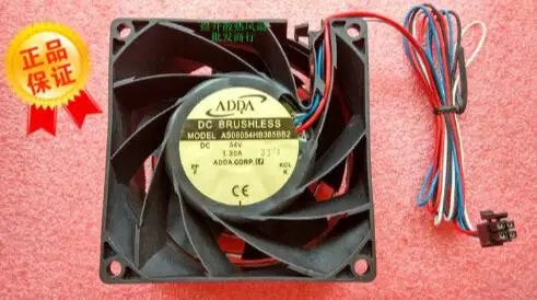 

ADDA 8038 AS08054HB385BB2 DC54V 1.30A 8CM 80*80*38MM four line air fan