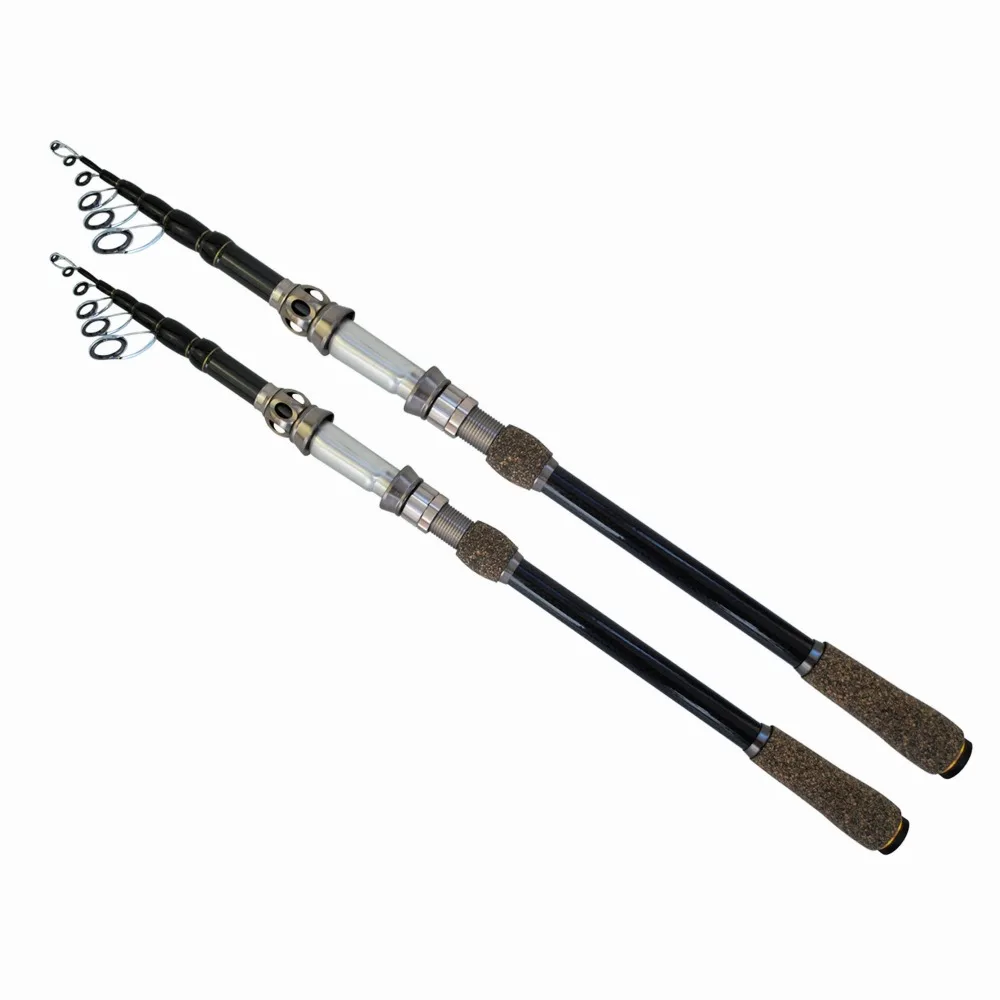 New High Carbon 1.8/ 2.1/ 2.4/2.7M Strongest Portable Rod Telescopic