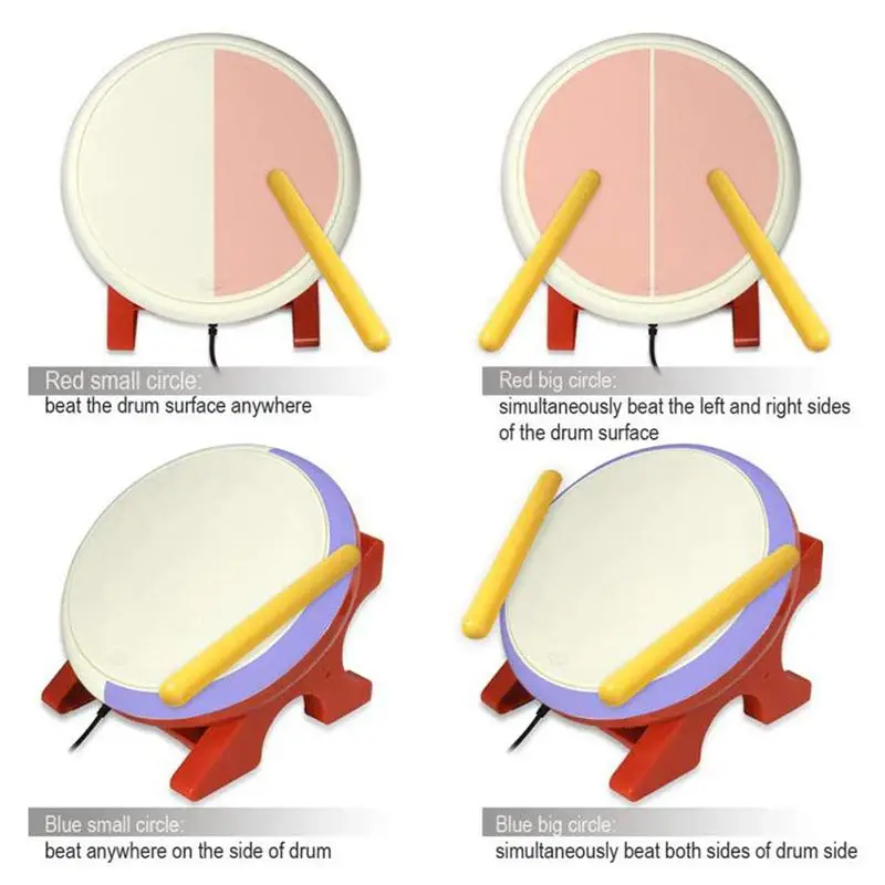 Барабан Тайко совместим с N-Switch, барабан Тайко-контроллер, аксессуары для видеоигр, совместимые с nintendo Swi