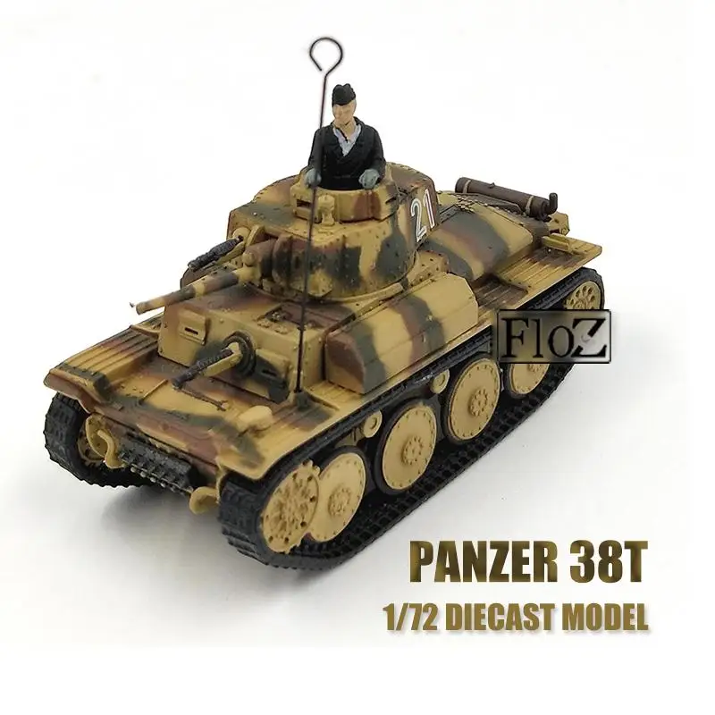 

WWII GERMAN PANZER 38T 1/72 DIECAST MODEL FINISHED TANK FOV LIMITED EDITION
