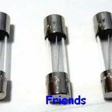 100 шт. 250 В 2.5a быстродействующий Стекло трубки Предохранители 5x20 мм