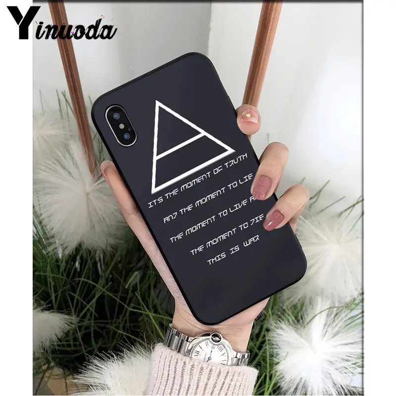 Yinuoda 30 Second To Mars 30STM Новинка чехол для телефона Fundas чехол для Apple iPhone 8 7 6S Plus X XS MAX 5 5S SE XR мобильный чехол