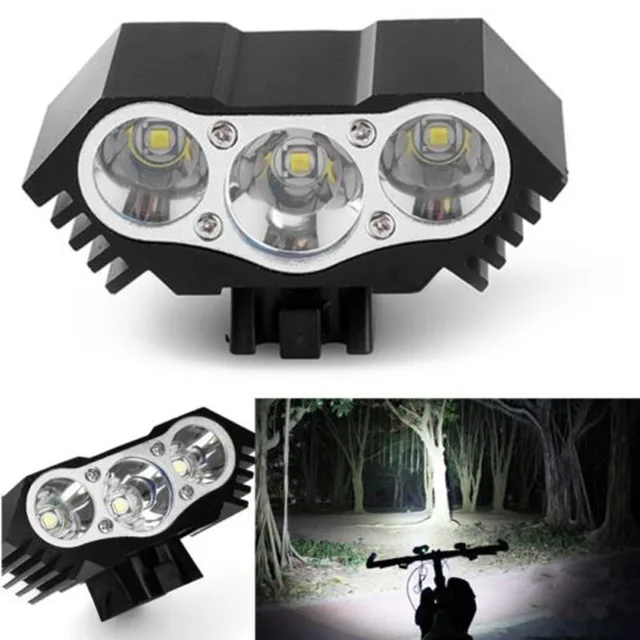 US $12.95 7500 Lumen 3X T6 LED Zoom Flashlight Mini Torch LED Cycling MTB Road Bike Front Head Bicycle Lights