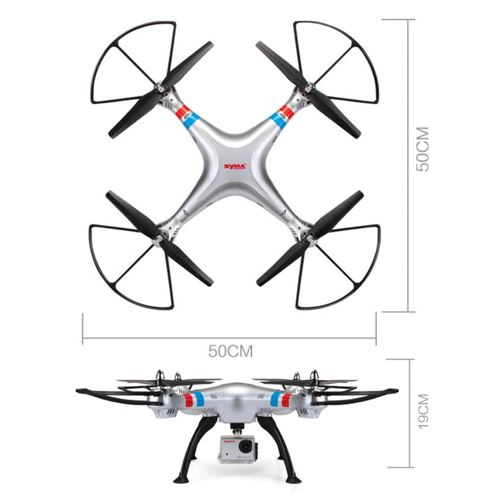 SYMA X8G Модернизированный Квадрокоптер SYMA X8 X8C Дроны с камерой HD 5MP Безголовый режим RC вертолет Квадрокоптер Дрон с камерой