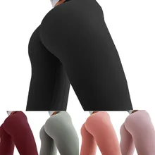 Сексуальные штаны для йоги, Леггинсы пуш-ап, спортивные женские спортивные штаны с высокой талией, спортивные штаны для занятий йогой, черные тонкие фитнес-спортивная одежда для тренажерного зала, женские леггинсы