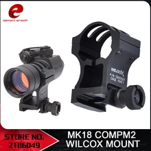 Элемент страйкбол MK18 comp крепление M2 wilcox крепление Рис 20 мм планка Вивера для M2/M3 Тип тактический прицел пистолет кронштейн для фонарика EX035