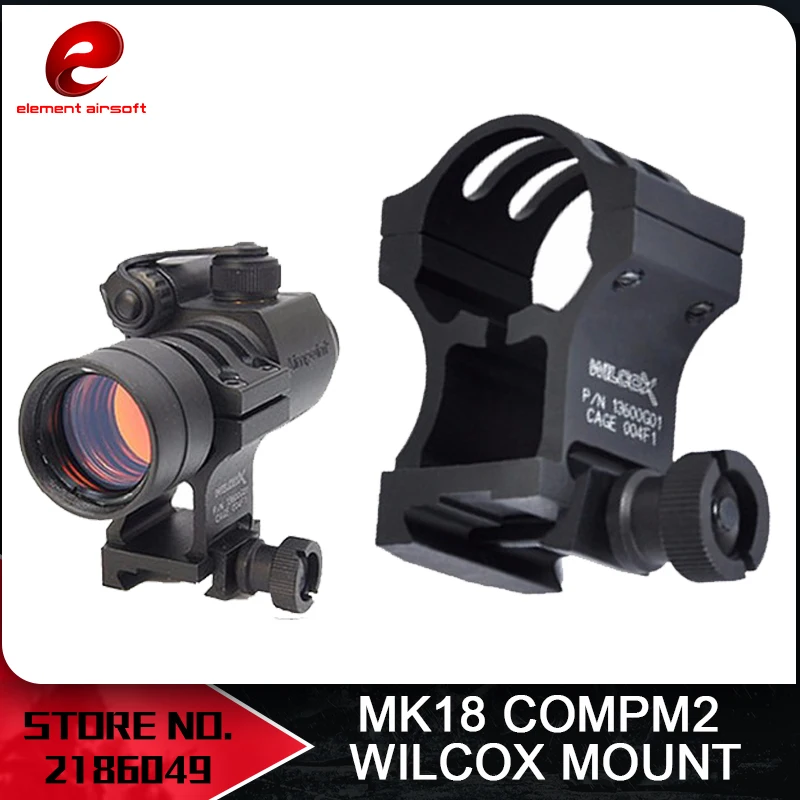 

Element Airsoft MK18 comp mount M2 wilcox mount RIS 20mm weaver rail For M2/M3 type Tactical Sight Gun Torch Mount EX035