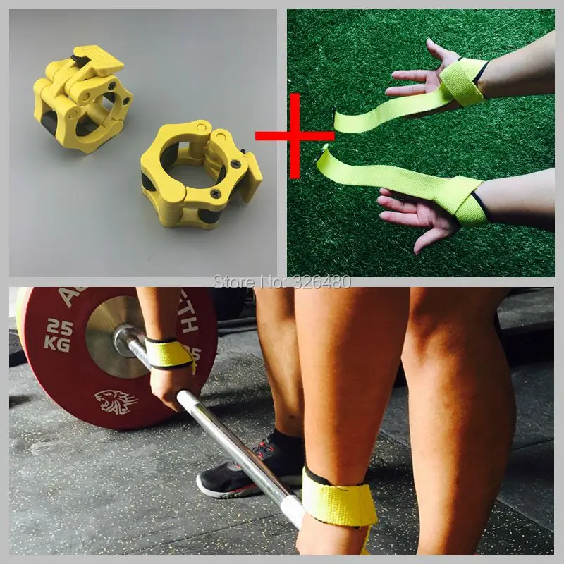 2 Standard barbell lockjaw collars font b weight b font font b lifting b font crossfit