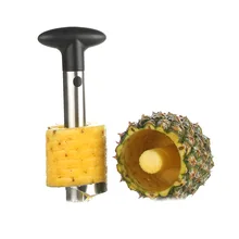 Нержавеющая сталь фрукта ананаса нож для удаления сердцевины и нарезания нож для нарезки разделочный кухонный нож для кубиками кольца с орнаментом в виде фруктов DC120