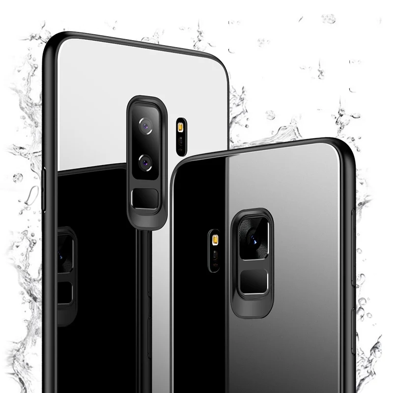 Suntaiho Glass Case for samsung s9 case TPU Edge PC for samsung galaxy s8 Glass Back Cover S7 A8P 2018 J4 J6 J800 coque Note8 9 Suntaiho Glass Case for samsung s9 case TPU Edge PC for samsung galaxy s8 Glass Back Cover S7 A8P 2018 J4 J6 J800 coque Note8 9
