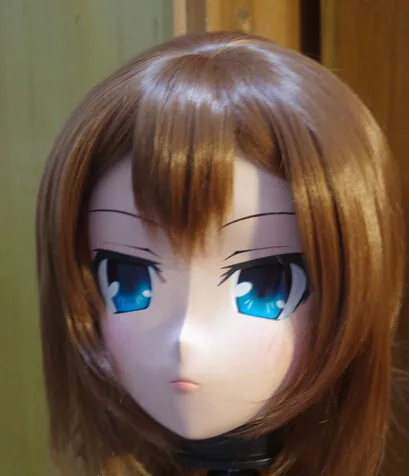 Top Quality Handmade Female Silicone Rubber Face Mask Cosplay Kigurumi Mask Crossdresser Doll, Kigurumi Anime Role Play