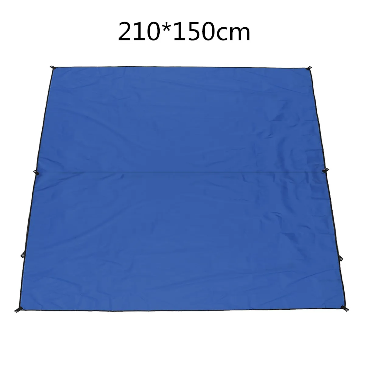 Waterproof Rectangle Awning Sun shading net Sun Shade Sail Outdoor Sun Shelter Picnic Camping Mat Pad Beach Tent Tarp - Цвет: 210x150cm Blue