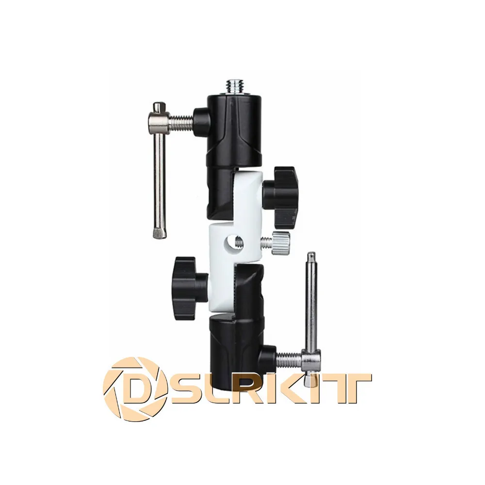 

Flash Shoe Swivel Umbrella Holder Light Stand 1/4"-3/8" Adapters Bracket U-Type