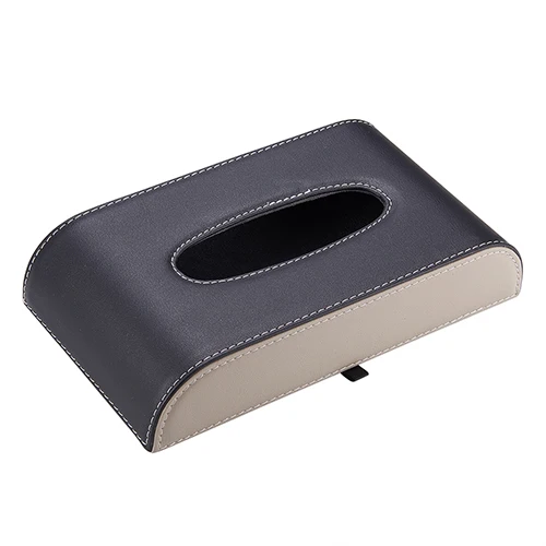 Car Tissue Box Container Automobile Interior Accessories Organizer