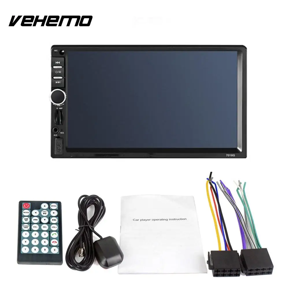

Vehemo GPS Navigation Function Bluetooth Car MP5 Player Multimedia Player Audio Video Player FM Radio Automotive 7" MP5