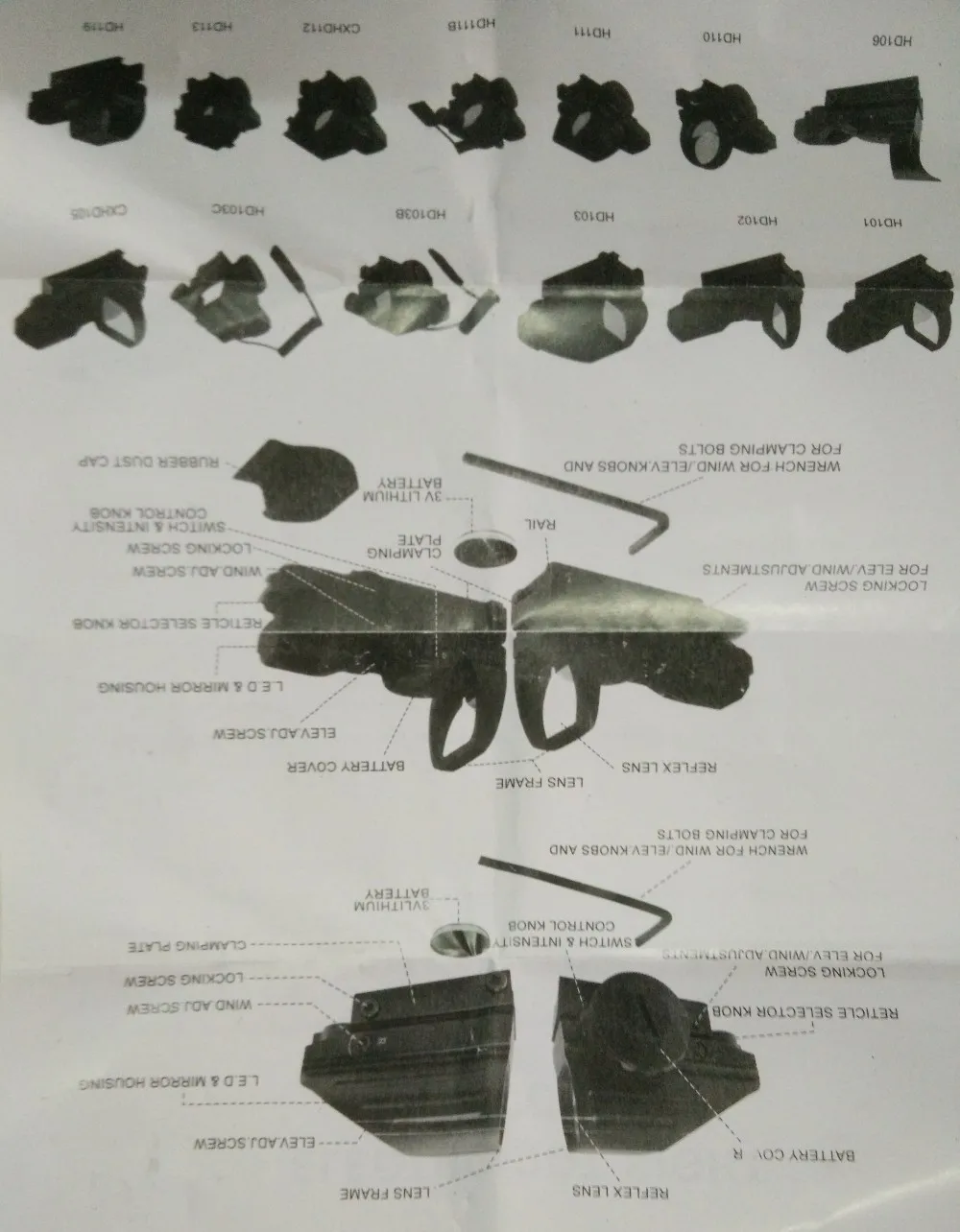 Tactical Holographic Reticles Projetada Red Green Dot Mira Reflex Scope Mount 4 10 Cheap Lunetas Riflescopes