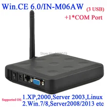 Win. ce 6.0 черный цвет windows 7 тонкий клиент N380W с 1 COM wi-fi Встроенный 3 порта usb ARM11 800 МГЦ RDP 5.0 соединение с сервером