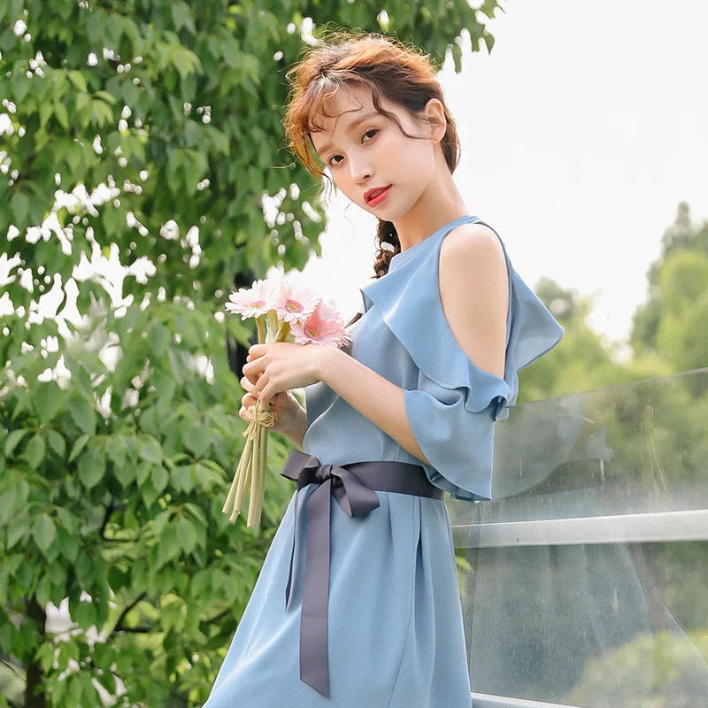 Летнее платье для женщин 2019 корейский ulzzang harajuku kawaii модные милые пикантные Винтаж