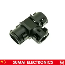 Сильфоны/гофрированные трубки оболочки/оболочка для авто разъем Электрический соединительный кабель, гофрированные трубы тройник 10*10*10 мм, PA66