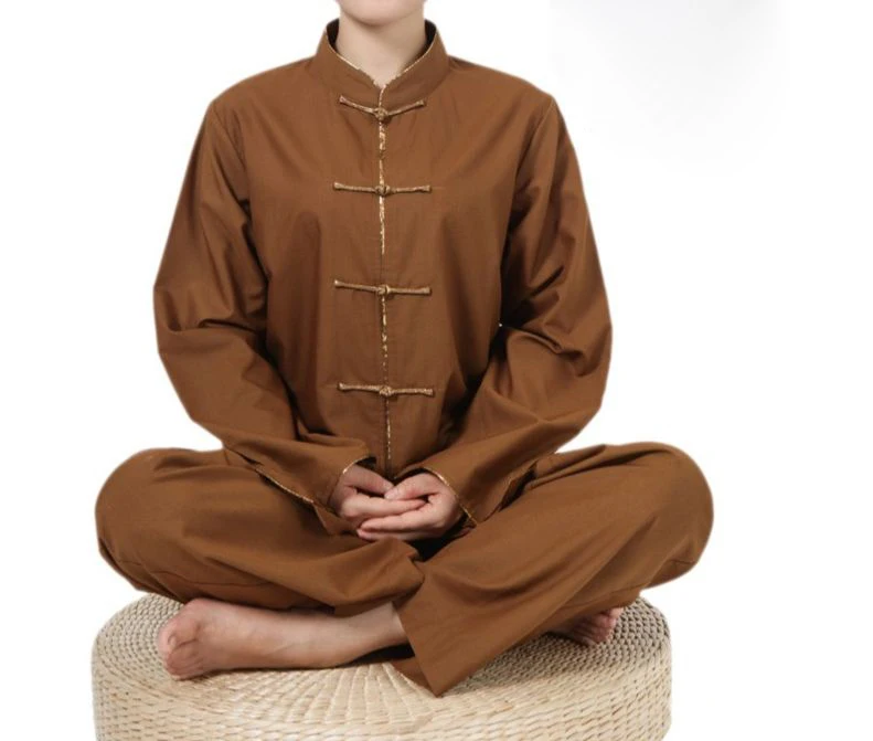 Unisex Newest High Quality Buddhism Lay Suits Meditation Uniforms Zen