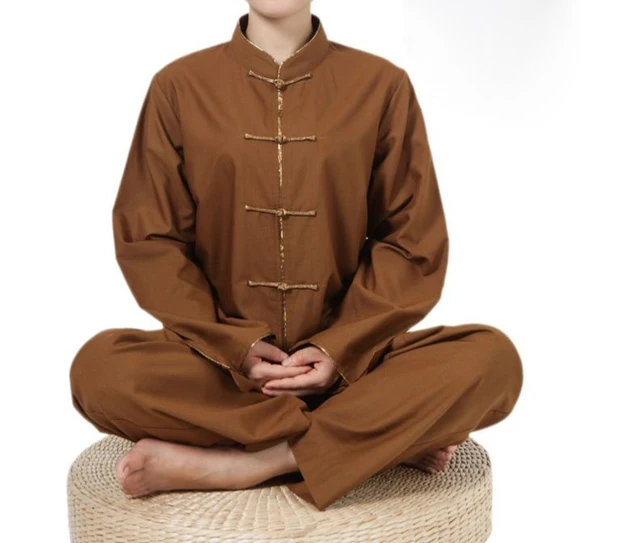 unisex newest high quality buddhism lay suits meditation uniforms zen