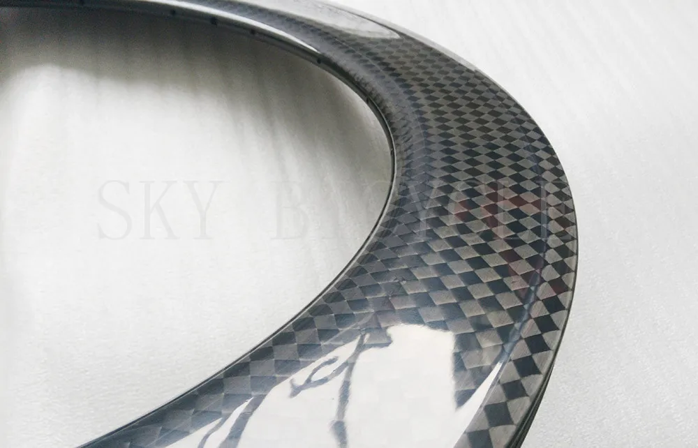 Excellent 700C 88mmx23mm carbon clincher wheel 12K Glossy no brake surface Road disc Track fixed gear bicycle rim 20 24 28 32 36 holes 2 Excellent 700C 88mmx23mm carbon clincher wheel 12K Glossy no brake surface Road disc Track fixed gear bicycle rim 20 24 28 32 36 holes 2