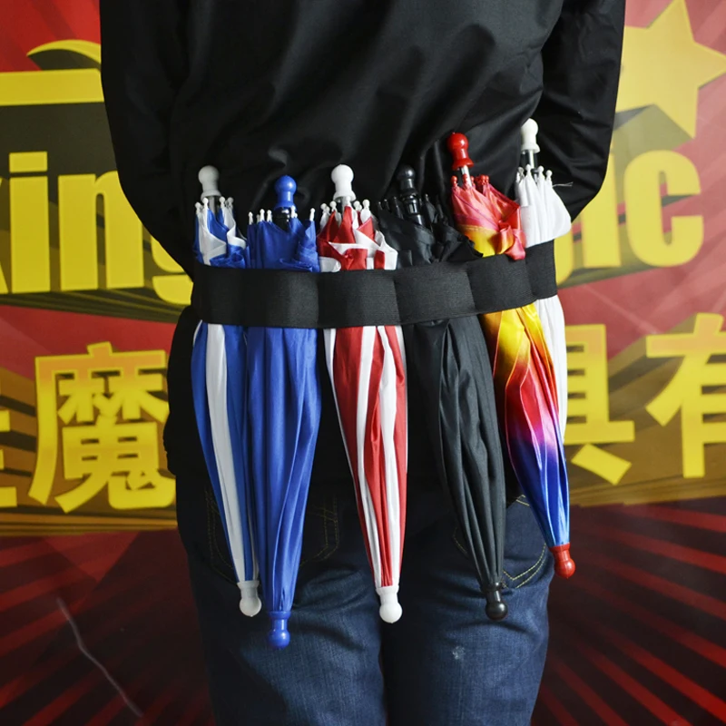 

1pcs Manipulation Umbrella Belt Stage Magic Tricks for Professional Magican Use Magic Accessory