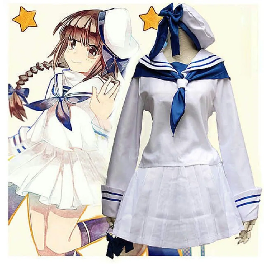 

Anime Cosplay Wadanohara and the Great Blue Sea Wadanohara funamusea Halloween Woman Japanese lolita sailor suit Cosplay Costume
