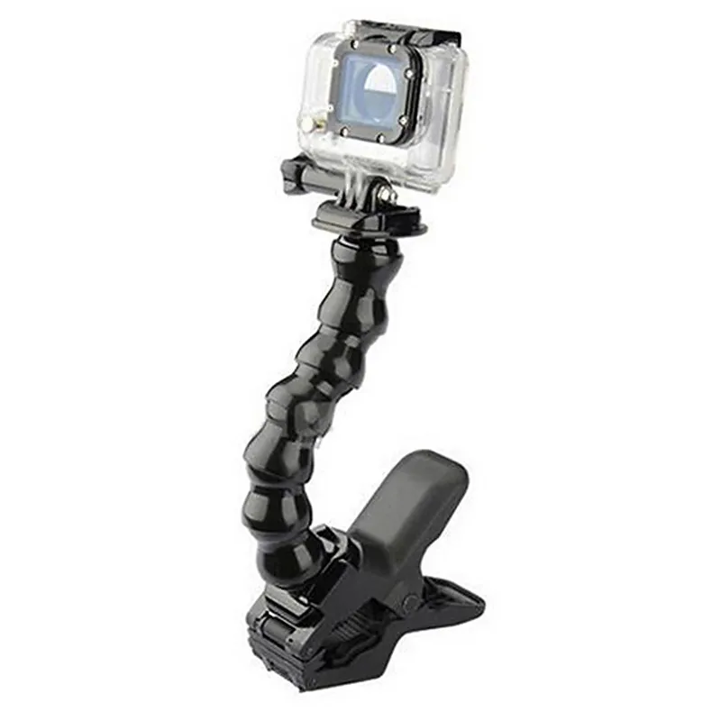 

Adjustable Clamp Arm Mount Bent Goose Neck Hose For GoPro Hero 3/3+/4
