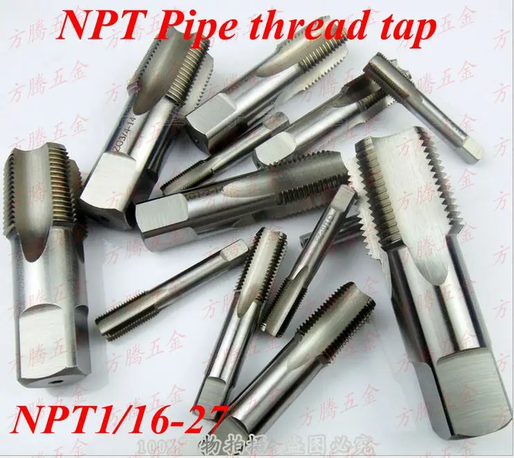 1PC, Z&NPT1/16 27, American standard 60 Degree High Speed Steel Taper