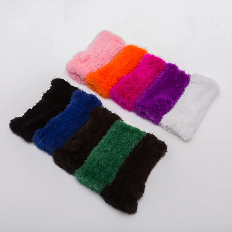 Luxury good quality Winter mink fur gloves for women Knitted Mink Fur Fingerless Genuine Gloves 2017 New Wome (14)