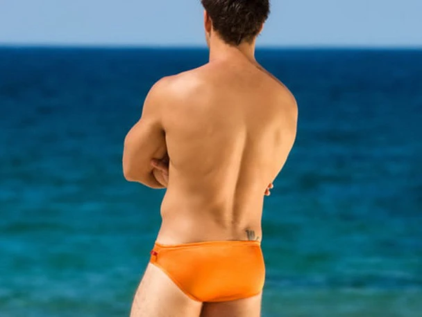 SD302 сексуальный мужской купальник sunga, пляжные купальные костюмы, сплошной фиолетовый оранжевый белый купальник, мужские плавки, шорты, короткие купальные костюмы
