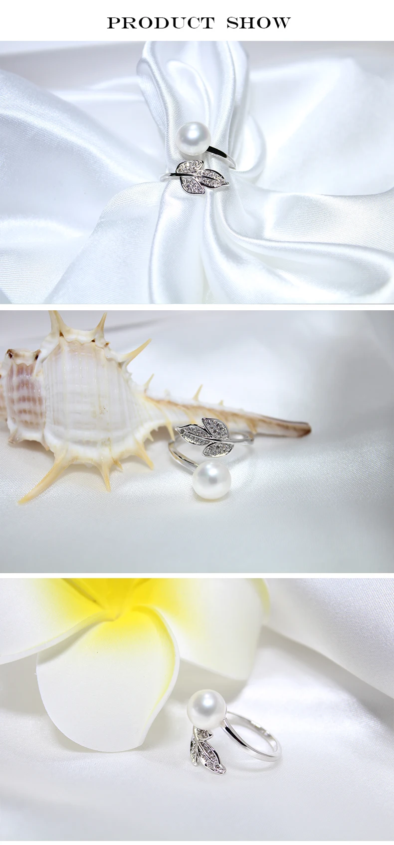 YIKALAISI Тонкий бренд натуральный пресноводный жемчуг кольцо 925 стерлингового серебра ювелирные изделия Свадебные Кольца для женщин
