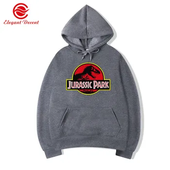 

Jurassic Park Sweatshirt Men/Women Hoody Fleece Hoodies Jurassic World Hoodie Unisex Streetwear Clothing Y21