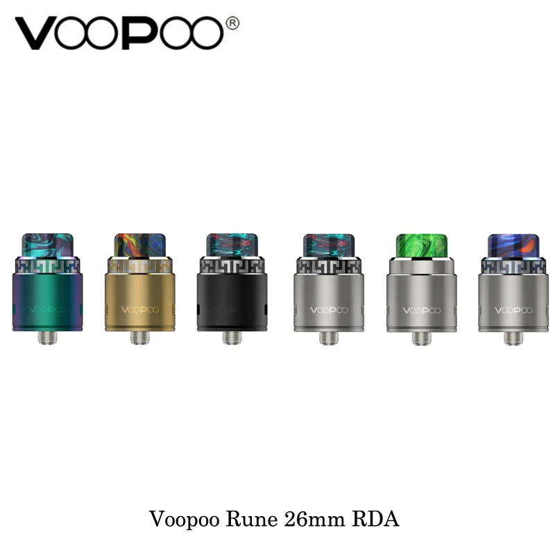 Электронная сигарета Voopoo Руна 26 мм RDA из нержавеющей стали регулируемый Боком