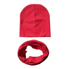 Новая Детская Хлопковая шапочка для младенца, Комплекты шарфов, весенние детские шапки, Детские шапочки для мальчиков и девочек, шапочки для малышей, шапочки, костюмы S2