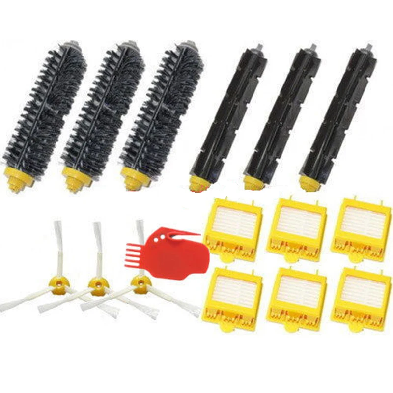 Beste Hepa filters amp; brush pack kit 3 gewapende voor irobot roomba 700 series 760 770 780new