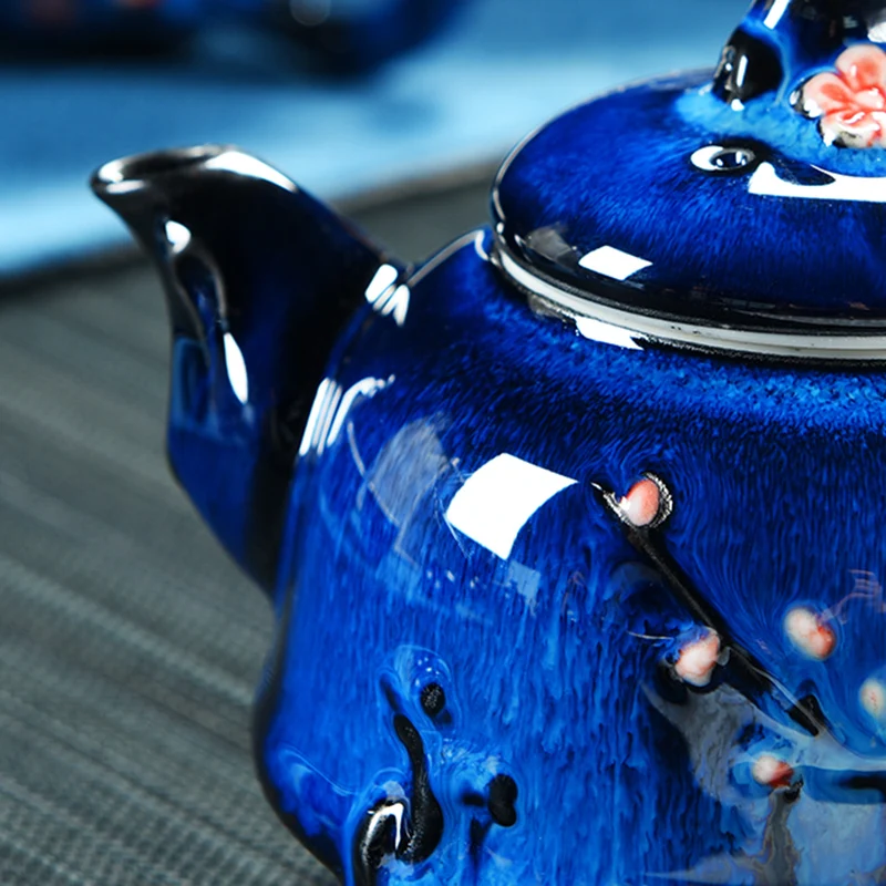 Чай горшок дома ручной работы ручная роспись Чай керамический горшок кунг-фу Чай комплект один горшок творческий ретро lo927227