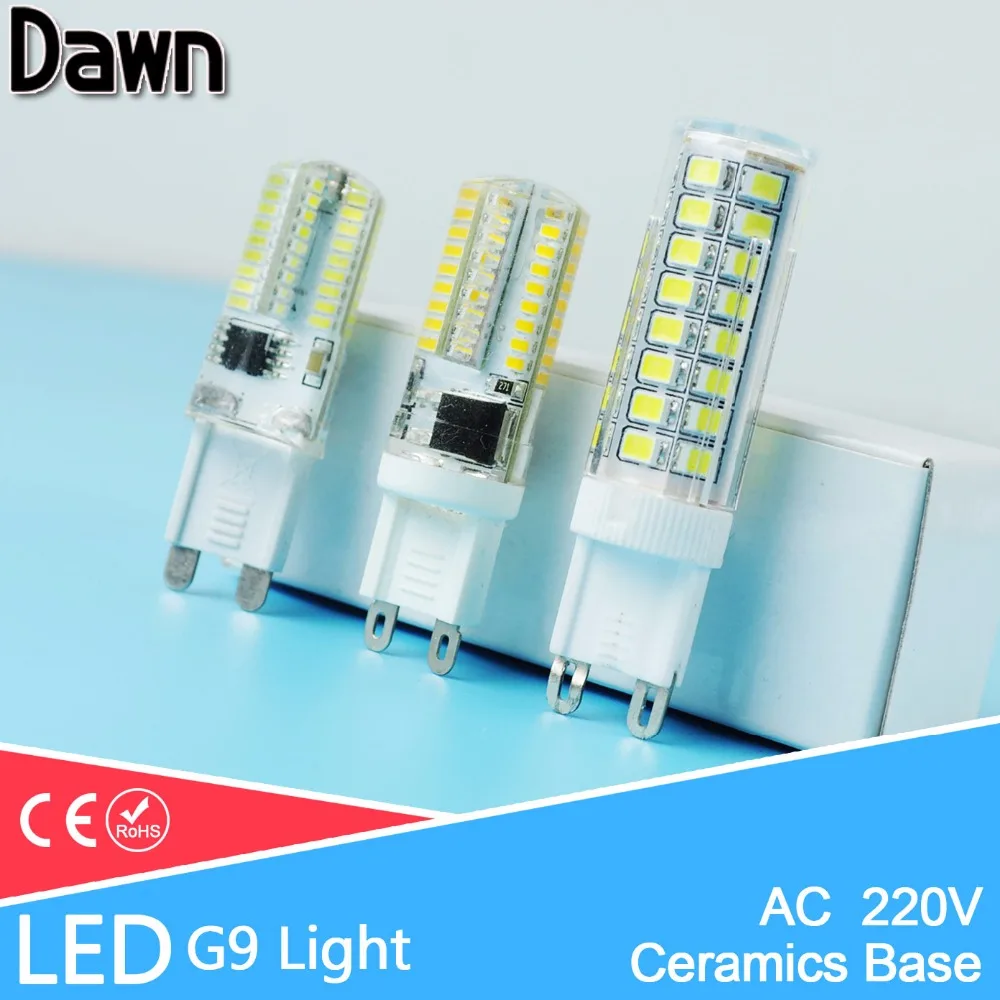 

Lampada LED Bulb 12w=New Ceramic Bombillas LED Lamp 7w=Dimmable 9W G9 SMD 2835 3014 220V 240V Silicone Ampoule Lampara Bombilla