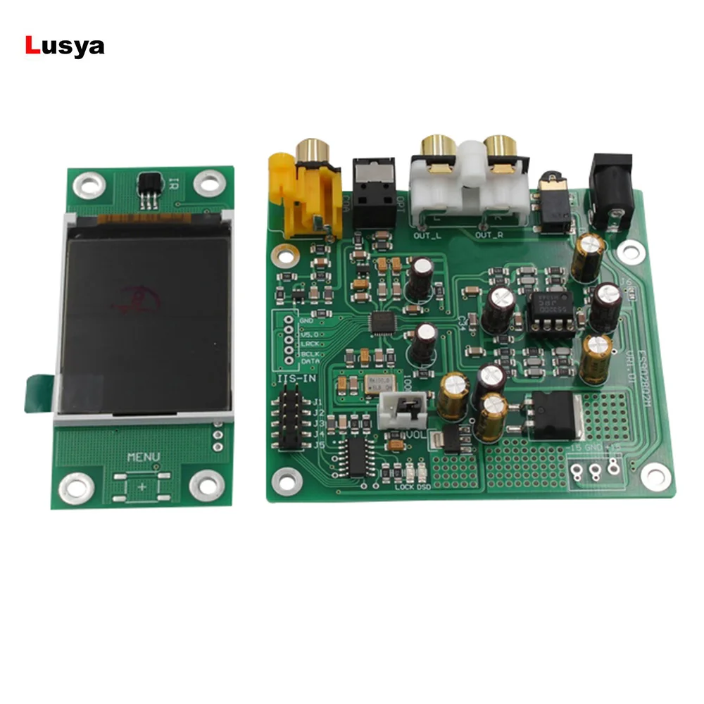 

ES9038 Q2M DAC DSD Decoder Support IIS DSD 384KHz DSD64 Coaxial Fiber DOP For hifi amplifier audio DC 12-15V B2-001
