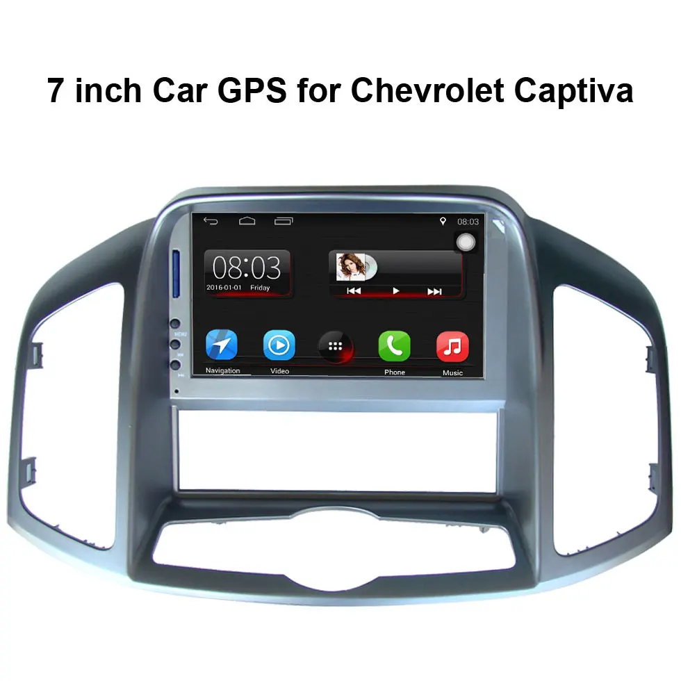 

7'' Android 7.1 Car GPS Navigation for Chevrolet Captiva 2011-2012 Car Radio Video Player Support WiFi mobile phone Mirror-link