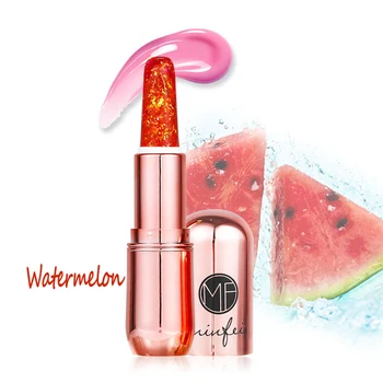 

1PC Fruit Jelly lipstick makeup Temperature Changing Color Korean style Moisturizing lasting Lipstick waterproof lip balm TSLM2