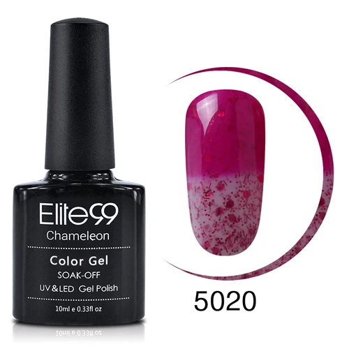 Elite99 Гель-лак для ногтей, меняющий температуру, 100 цветов, Термальный, меняющий цвет,, УФ/светодиодный лак, 10 мл - Цвет: TC5020
