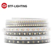 И формирующая листы для кровли 4 м/5 м SK6812 Светодиодная лента 30/60/144led/m RGBW+ NW/CW/WW 4 в 1 индивидуальный прибор приемно-IP30/65/67 DC5V 6812 белая/черная печатная плата