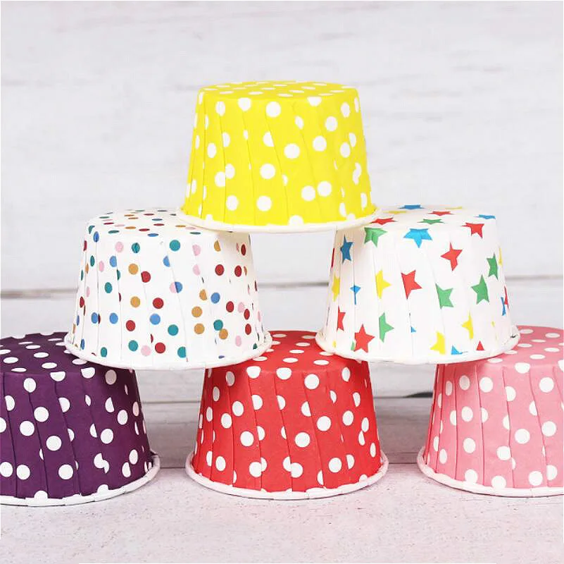 50 шт. пленка чашка рулон торт бумага Маффин высокая термостойкость кекс