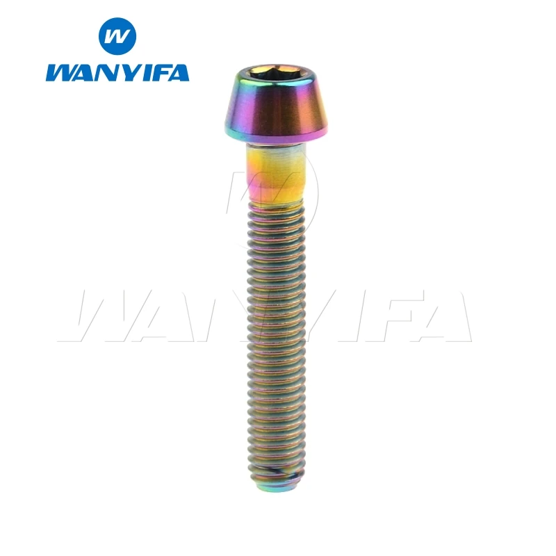 Wanifa конусная головка Винт С Титановым болтом M5x9 15 16 18 20 25 30 35 40 45 50 55 60 мм для