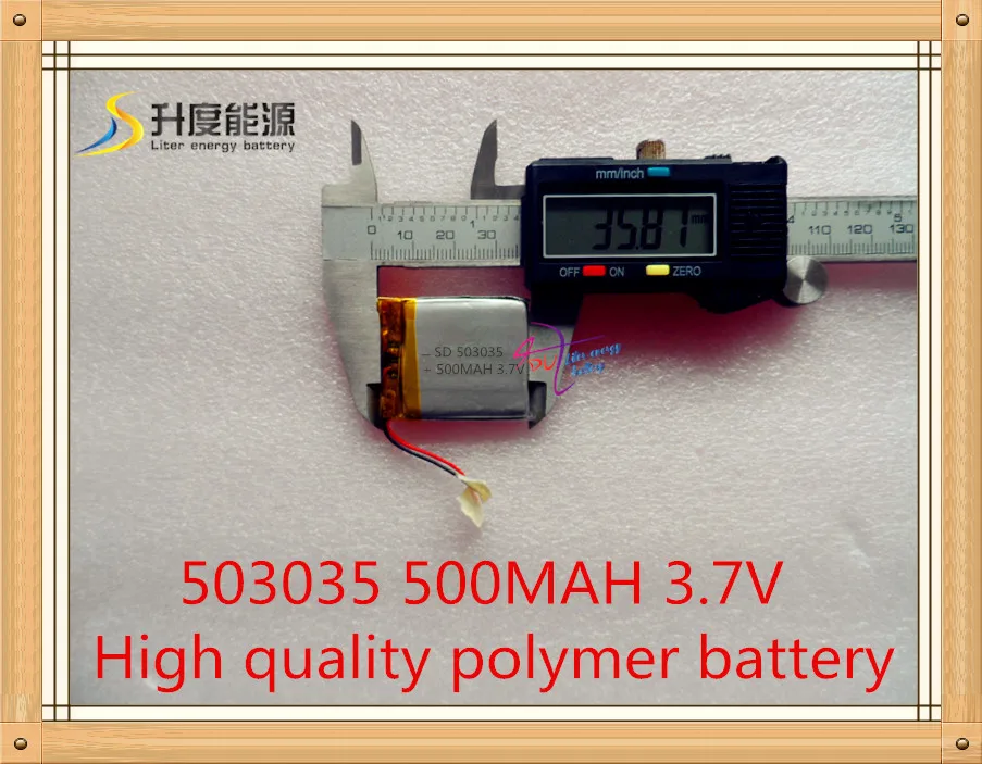 Factory Direct MP3, MP4, tachograph , headphones dedicated lithium polymer battery 503035 3.7V 500MAH